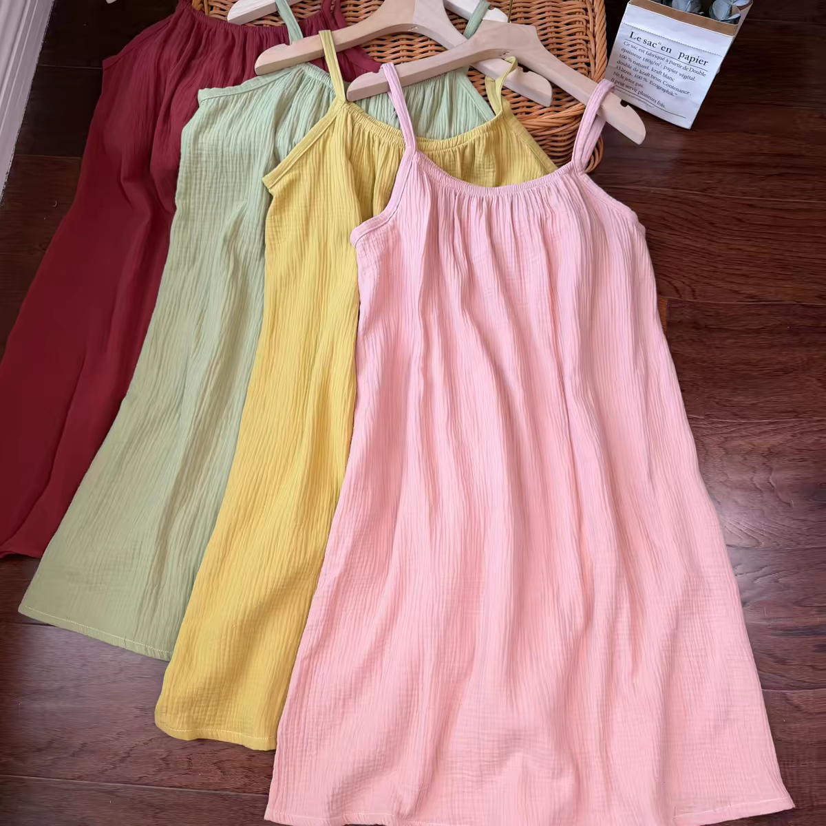 Midi Dress - فستان نسائي طويل أنيق من القطن