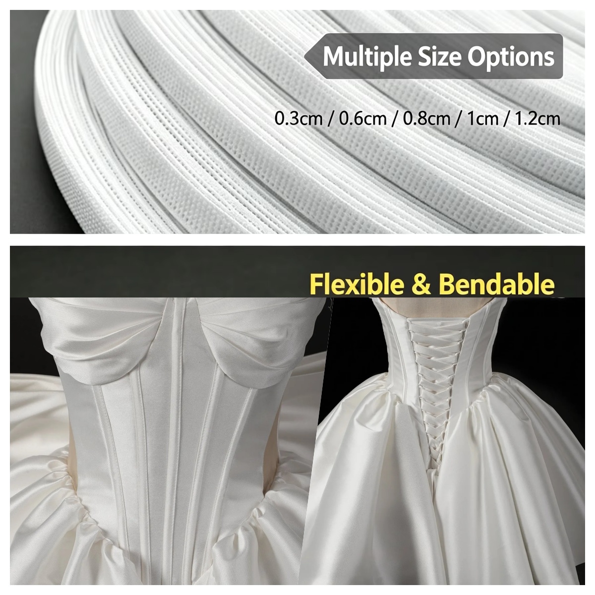 لفة بوليستر بطول 50~200 ياردة  - مراجعة Wedding Dress وسعره