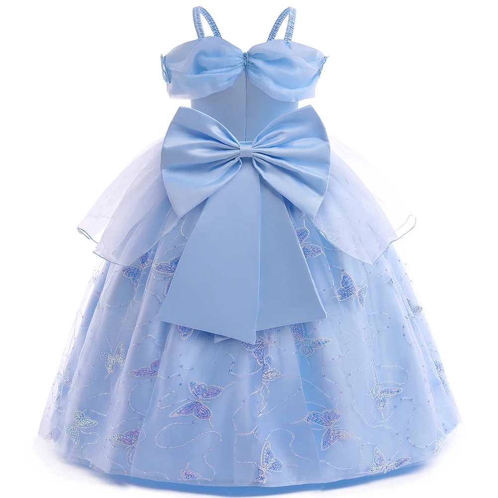 أزياء تنكرية زرقاء لفتيات سندر - مراجعة Evening Gown وسعره