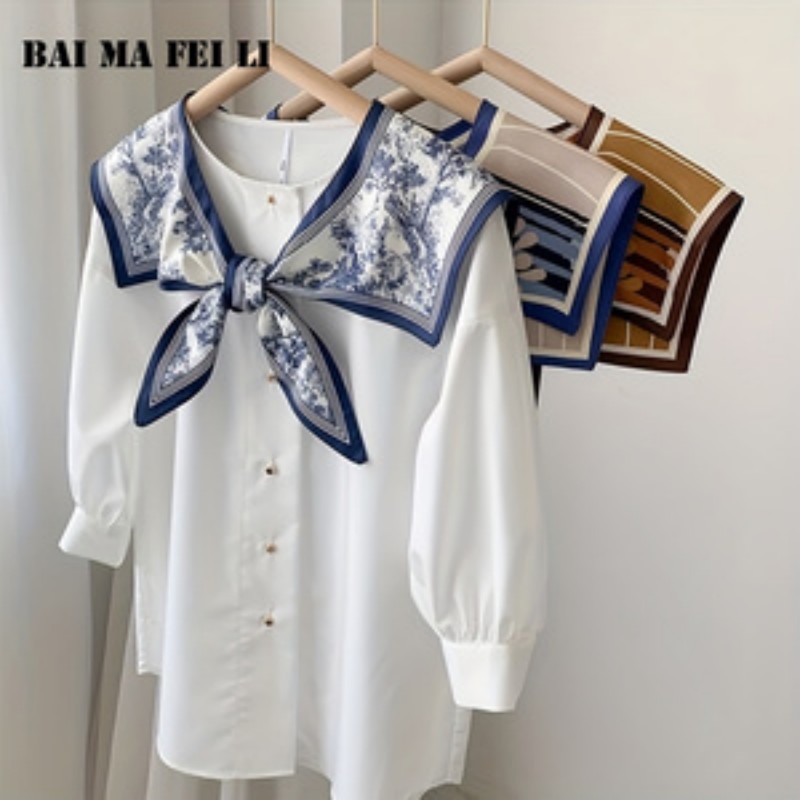 وشاح حريري متعدد الاستخدامات ل - مراجعة Silk Blouse وسعره