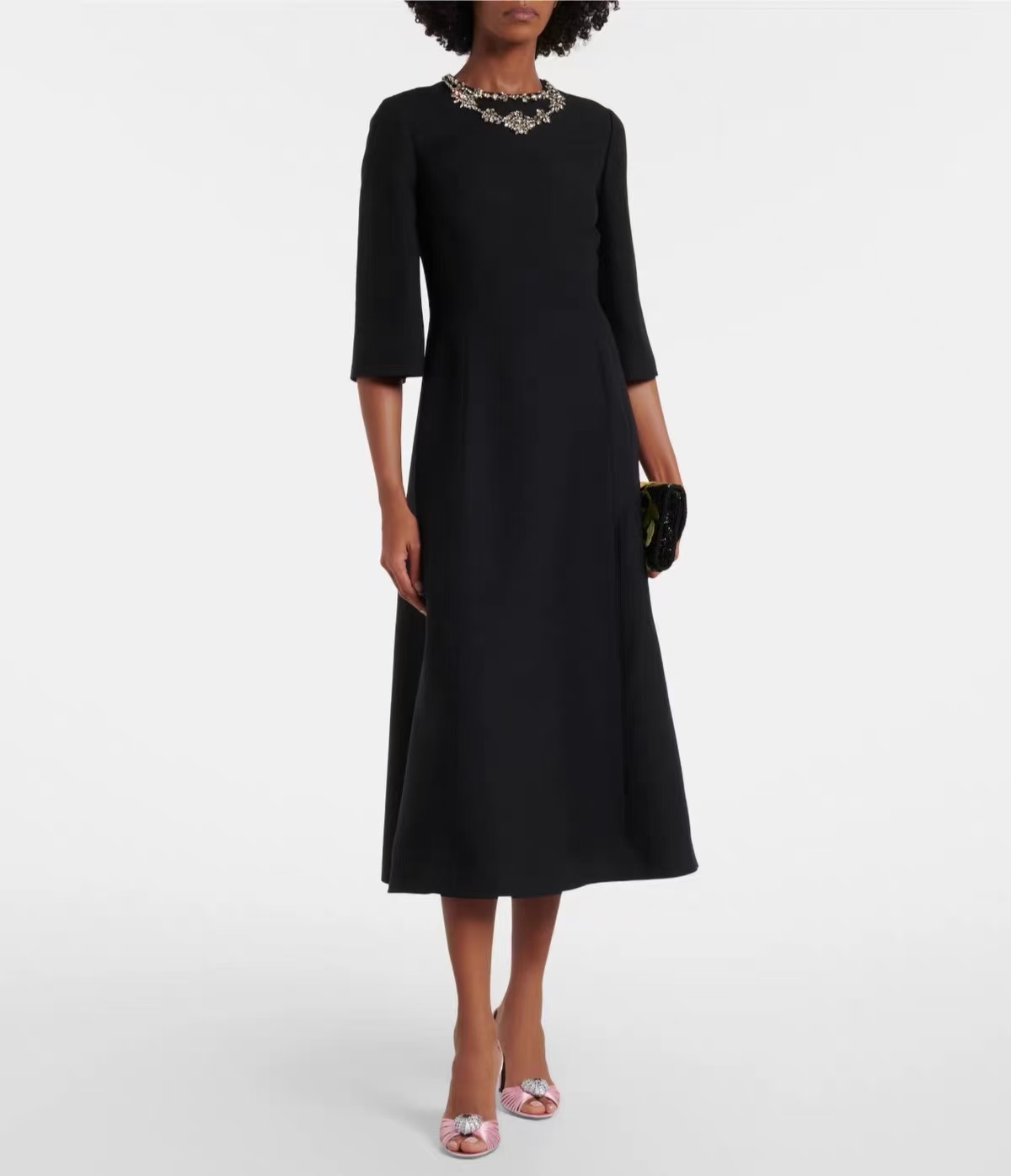 فستان ميدي نسائي فاخر من الحري - مراجعة Midi Dress وسعره