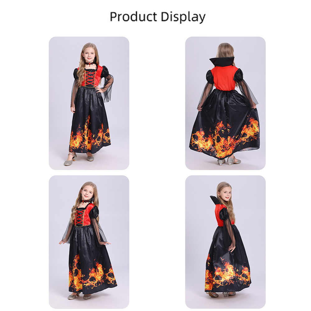 زي ساحرة أحمر وأسود مع قلنسوة  - مراجعة Women'S Red Formal Wear وسعره